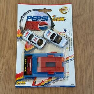 Vintage Golden Wheel‎ Pepsi Team Die Cast Car Jack Set 2 Cars #19272D New Sealed